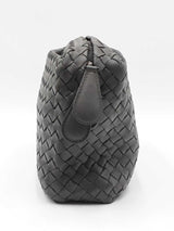 Bottega Veneta Crossbody Bag In Grey Intrecciato Nappa Leather Fw0926wxzdu