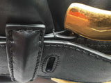 Balmain Mini Anthem Black Leather Handbag Do0725cxzde