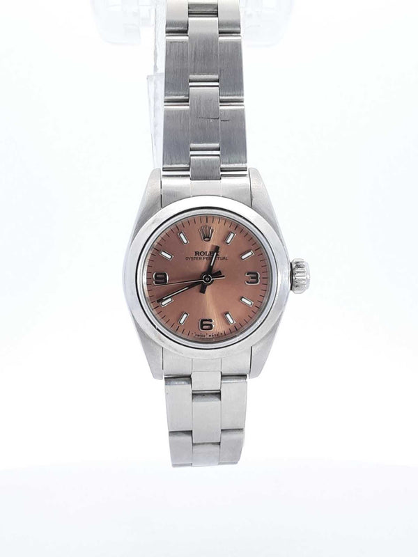 Rolex Salmon 25mm Oyster Perpetual Watch Sd0425lczxsa