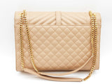 Saint Laurent Envelope Large Beige Shoulder Bag Sd1025ezxde