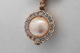 Chanel Cc Faux Pearl Pendant Necklace 8.5 Grams 24 Inch Eb0626opxdu