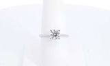 14k White Gold Lab Grown Diamond Solitaire Ring Size 7.5 Ebpcedu 144020004852