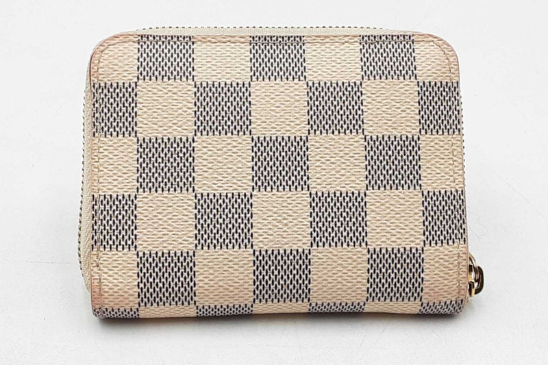Louis Vuitton Damier Azure Zippy Coin Purse Wallet Eb1125lrxdu