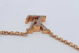 Louis Vuitton Lv Iconic Gold Tone Necklace 6.7 Grams 16-18 Inch Eb0626oxzsa