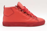 Balenciaga Red Arena Hightop Sneakers Size 42