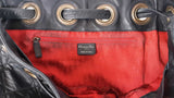 Christian Dior Cannage-quilted Black Leather Drawstring Bucket Bag Fw08ozxdu