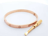 Cartier 18k Rose Gold Love Bracelet 39.8g 21 Lh0724plpwde