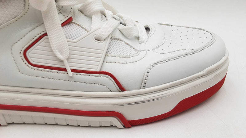 Christian Louboutin Astroloubi White Leather Sneakers Size Eu 45 Fw026467lrxdu
