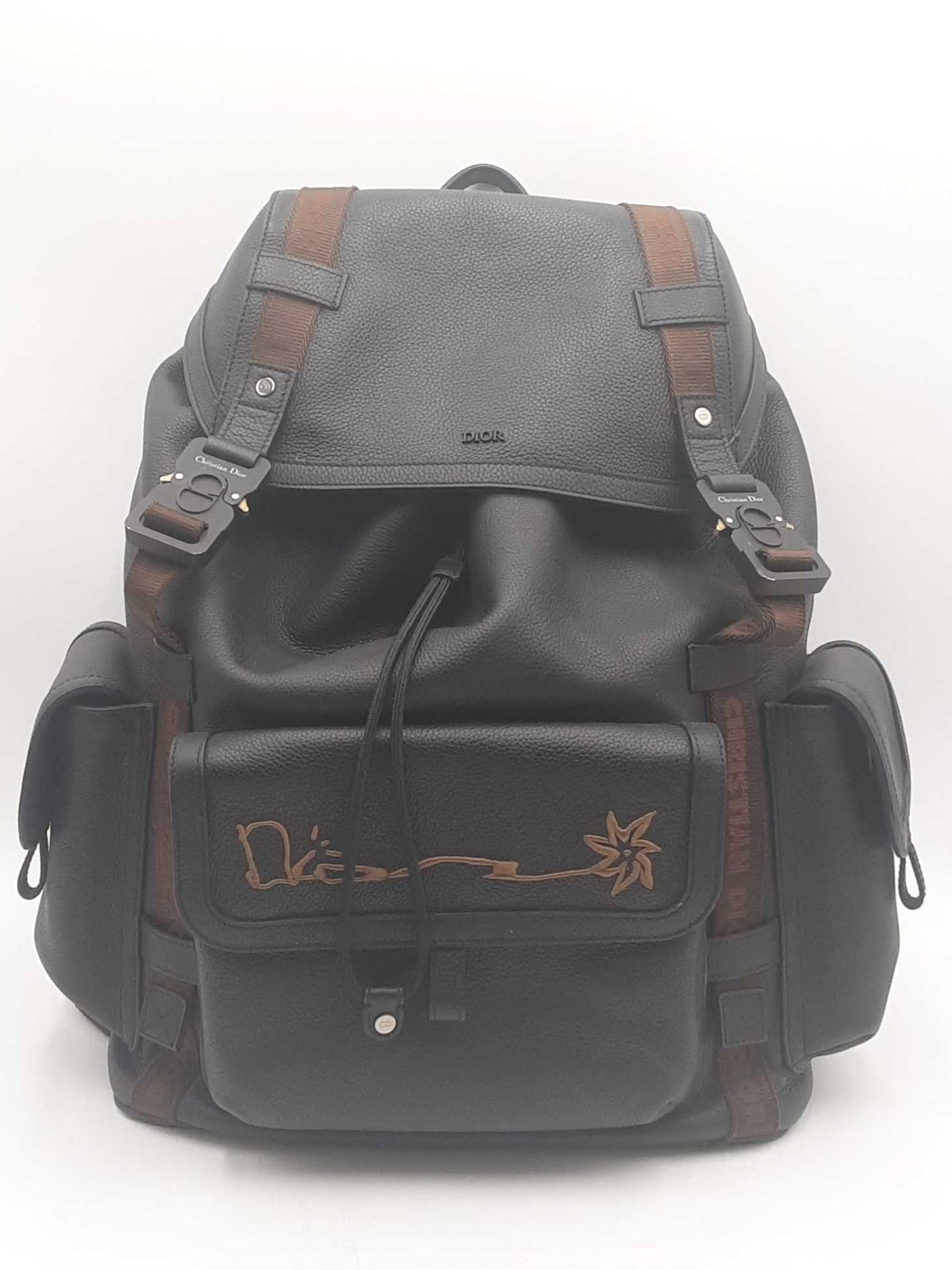 Christian Dior Dior Hit The Road Cactus Jack Black Leather Backpack Eb –  Max Pawn