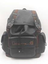 Christian Dior Dior Hit The Road Cactus Jack Black Leather Backpack Eb0124lerxsa