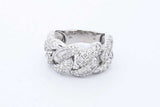 1.41cttw Diamond Ring In 10k White Gold 15.5 Grams Size 8.5 Eb0826cxzde