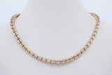10k Two Tone Gold Chain Necklace 10.3 Grams 22 Inch Eb0826rexde