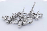 Andreoli 18k White Gold 5.36cttw Diamond Omega Back Earrings 37g Eb0326rrxzde