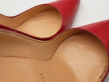 Christian Louboutin Red Patent Leather So Kate Heels Size 37.5 Eb0425wxzde