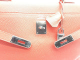 Hermes Kelly 32 Capucine Orange Togo Palladium Shoulder Bag Do0723exzxde