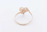 10k Yellow Gold Heart Ring 1 Gram Size 7 Eb1024orsa