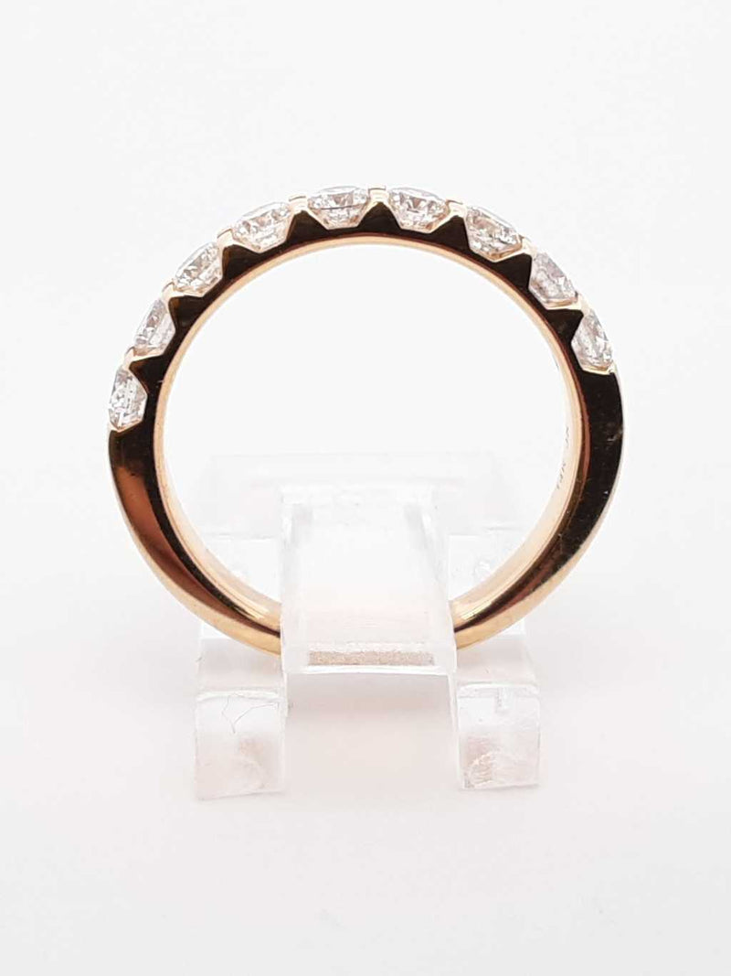 0.90 Cttw Diamond & 14k Yellow Gold Ring 3.8 Grams Size 6.75 Fw0425orxdu