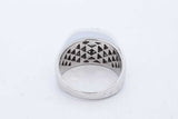 0.94cttw Diamond Ring In 14k White Gold 15 Grams Size 11.5 Eb0426lcxzde