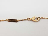 Van Cleef & Arpels Alhambra 18k Yellow Gold 5.7g Necklace 16 In Do0925lxzxde
