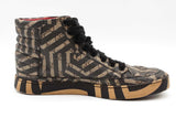 Gucci Gg Caleido Canvas Hi Top Sneakers Size 8 Eb0626rxde