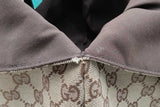 Gucci Gg Monogram Canvas Bamboo Handle Hobo Shoulder Bag Eb0826wxzsa