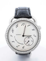 Hermès Arceau Le Temps Suspendu Diamond & Stainless Steel Automatic 38mm Watch