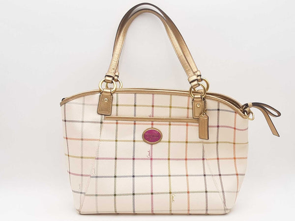 Coach Peyton Tatersall Tote Aa0725izsa