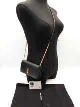 Yves Saint Laurent Ysl Cassandra Phone Holder Black Crossbody Bag Do0726wrxde