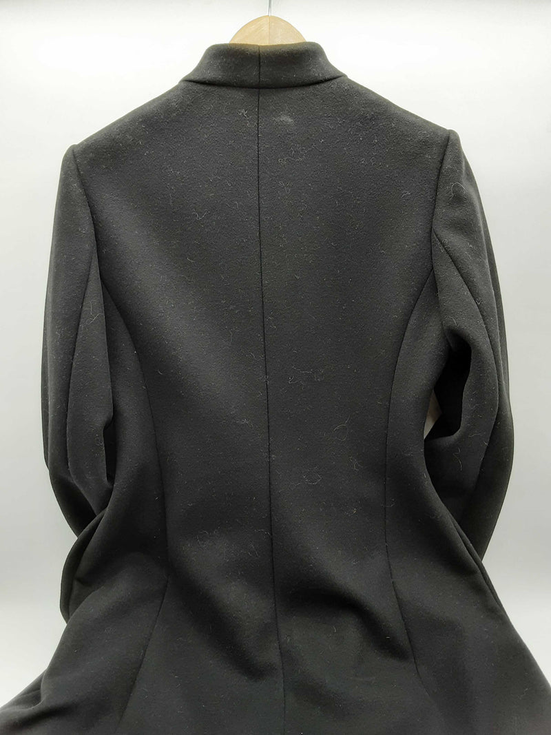 Stella Mccartney Black Wool Trench Coat Size 44 Do1124rxzde