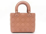 Christian Dior My Abc Dior In Matte Cannage-quilted Beige Leather Fw0926loxzdu