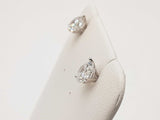 2.02 Cttw Lab Grown Diamonds 14k Wg 1.1g Screw Back Stud Earrings Do0826poxde