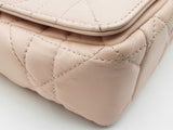 Christian Dior Small Soft Caro Bag In Pink Macrocannage Lambskin Fw0326srzdu