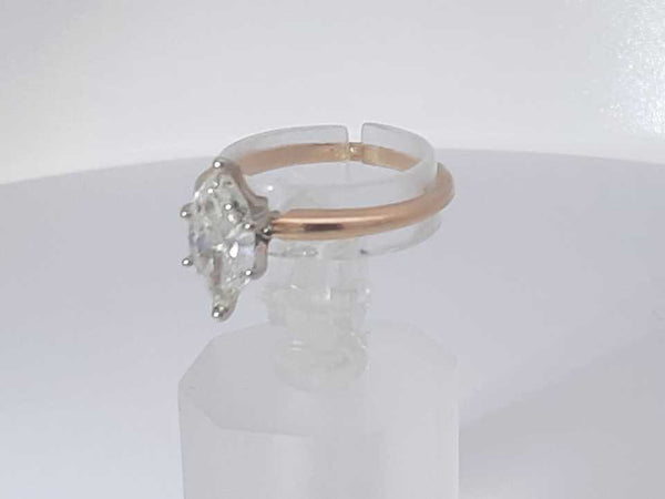 1.16 Cttw Diamond 14k Yellow Gold Marquis Ring 2.4 Grams Size 7 Aa0825loxzsa