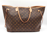 Louis Vuitton Neverfull Gm Bag & Pochette In Monogram Coated Canvas Fw0726crzdu