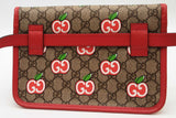 Gucci Supreme Monogram Gg Apple Motif Belt Bag Size 85/34 Eb0926worde