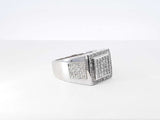 2.70 Cttw Diamond & 14k White Gold Statement Ring 15.9g Size 12.25 Fw0926sxzdu