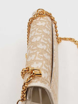 Christian Dior Oblique Jacquard Miss Caro Mini Shoulder Bag Eb0926lxxzsa