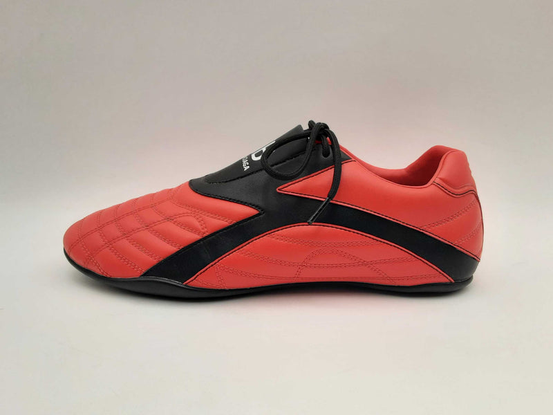 Balenciaga Zen Red Faux-leather Sneakers Size Eu 42 Us 9w 12m Fw1024llrsa