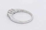 0.3cttw Diamond Ring In 14k White Gold 2.9 Grams Size 6.5 Eb0826lixsa