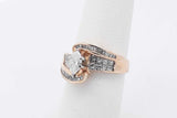 1.37cttw Diamond Ring In 14k Yellow Gold 6.1 Grams Size 5.25 Eb0226pxzsa