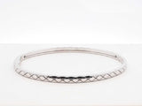 Chanel Coco Crush Mini Bangle In 18k White Gold 17.4 Grams 7 Inch Fw0126orxzdu