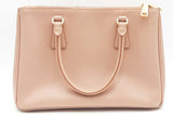 Prada Galleria Pink Saffiano Leather Tote Bag Eb0126wrxsa