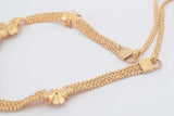 22k Yellow Gold Floral Choker Necklace 32.1 Grams 15 Inch Eb0426wixzsa