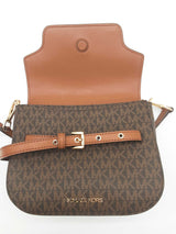 Michael Kors Emilia Brown Signature Crossbody Bag Do0425wrde