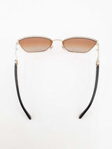 Salvatore Ferragamo Gancini Gold-tone Sunglasses Fw1224crsa