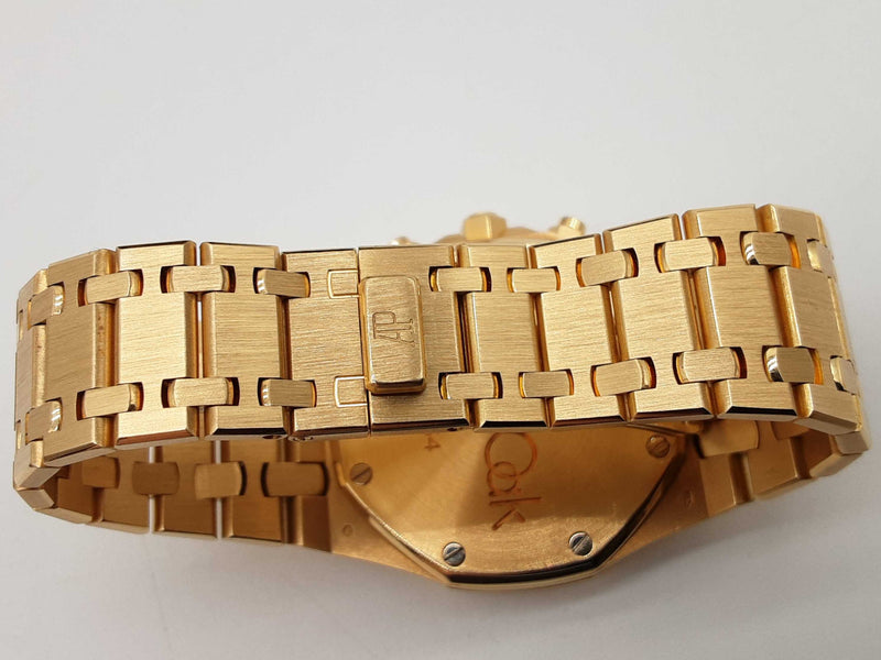 Audemars Piguet 40 Royal Oak White Dial 18k Yellow Gold Watch Do0425wcxzxde