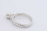 David Yurman Cable Sterling Silver Ring 4.9 Grams Size 7 Eb1125lxzdu