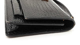 Yves Saint Laurent Sunset Wallet With Chain In Croc-embossed Leather Fw0326cxzdu
