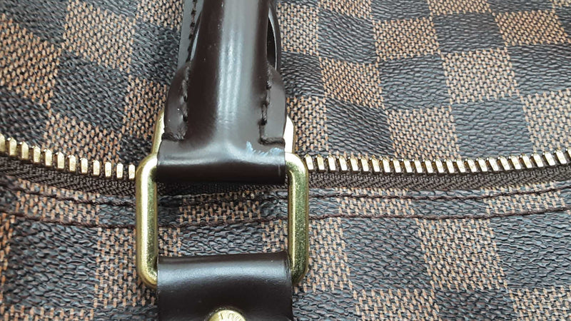 Louis Vuitton Bandoulière 55 Damier Ebene Duffle Bag Aa0525wordu