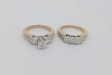 1.76cttw Diamond Wedding Set 14k Yellow Gold 12.6 Grams Size 5.25 Eb1026owrxsa